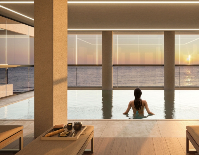 Luxury apartments in Calpe beach.