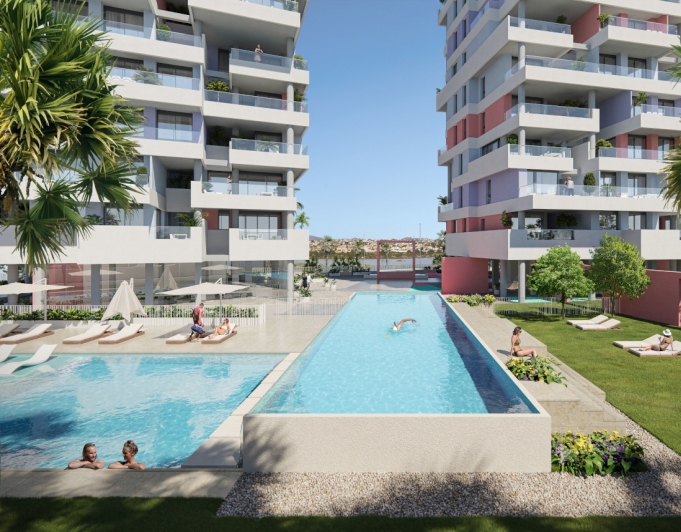 Luxury apartments in Calpe beach.