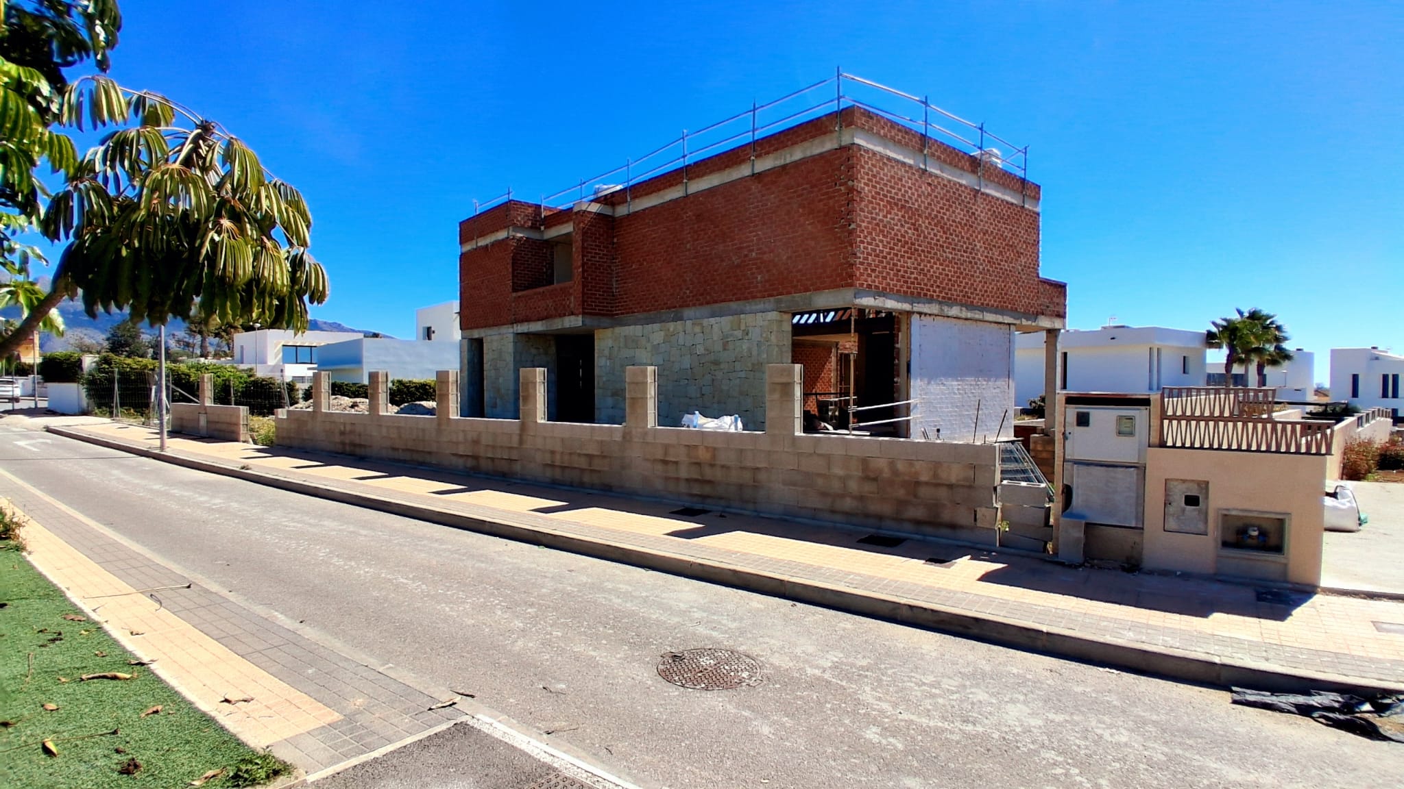 Villa under construction near the beaches of Altea and Albir.