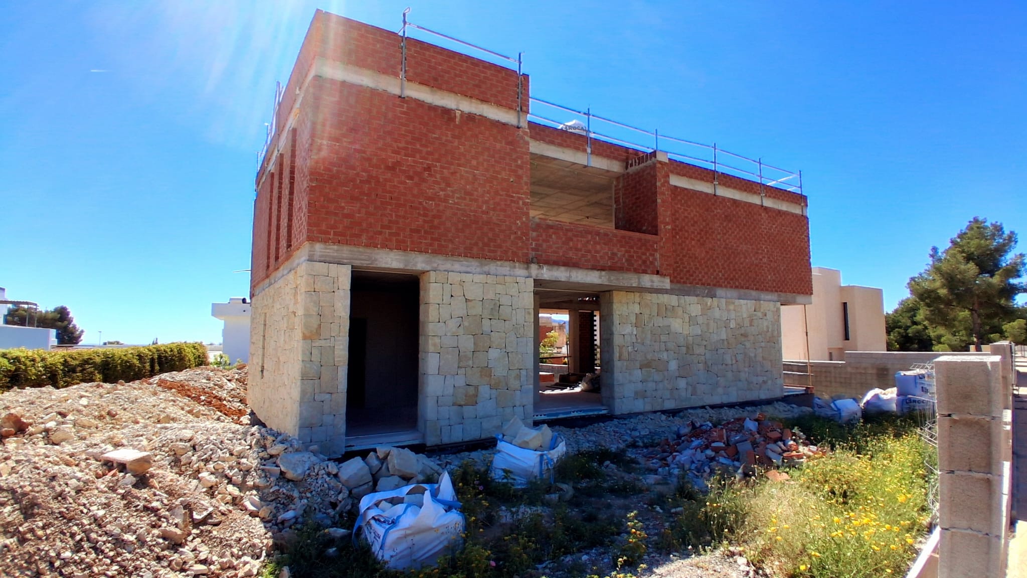 Villa under construction near the beaches of Altea and Albir.