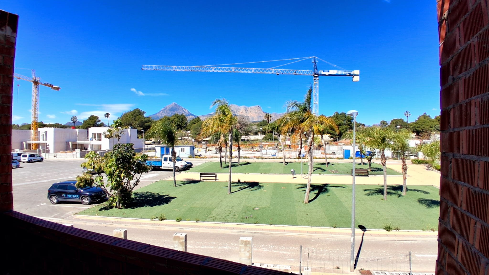 Villa under construction near the beaches of Altea and Albir.