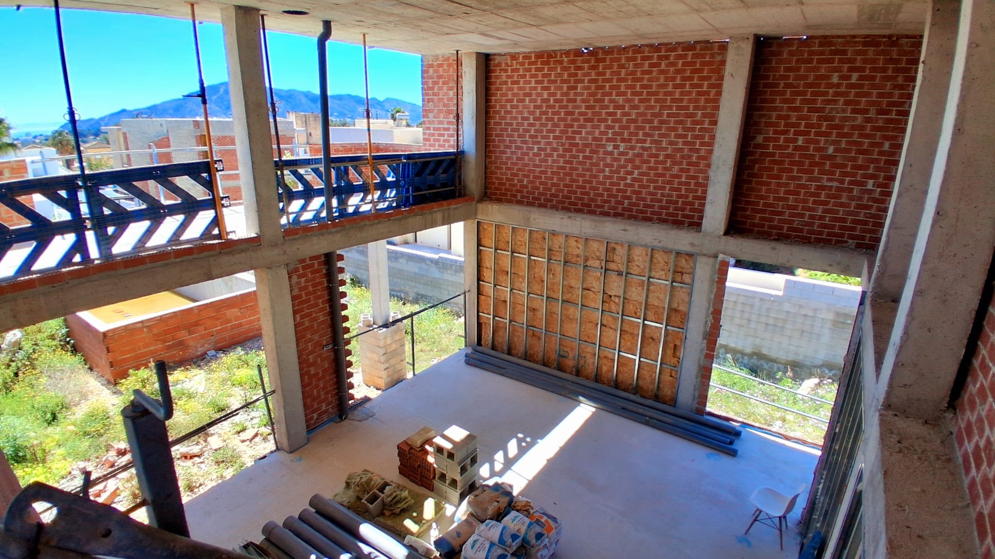 Villa under construction near the beaches of Altea and Albir.