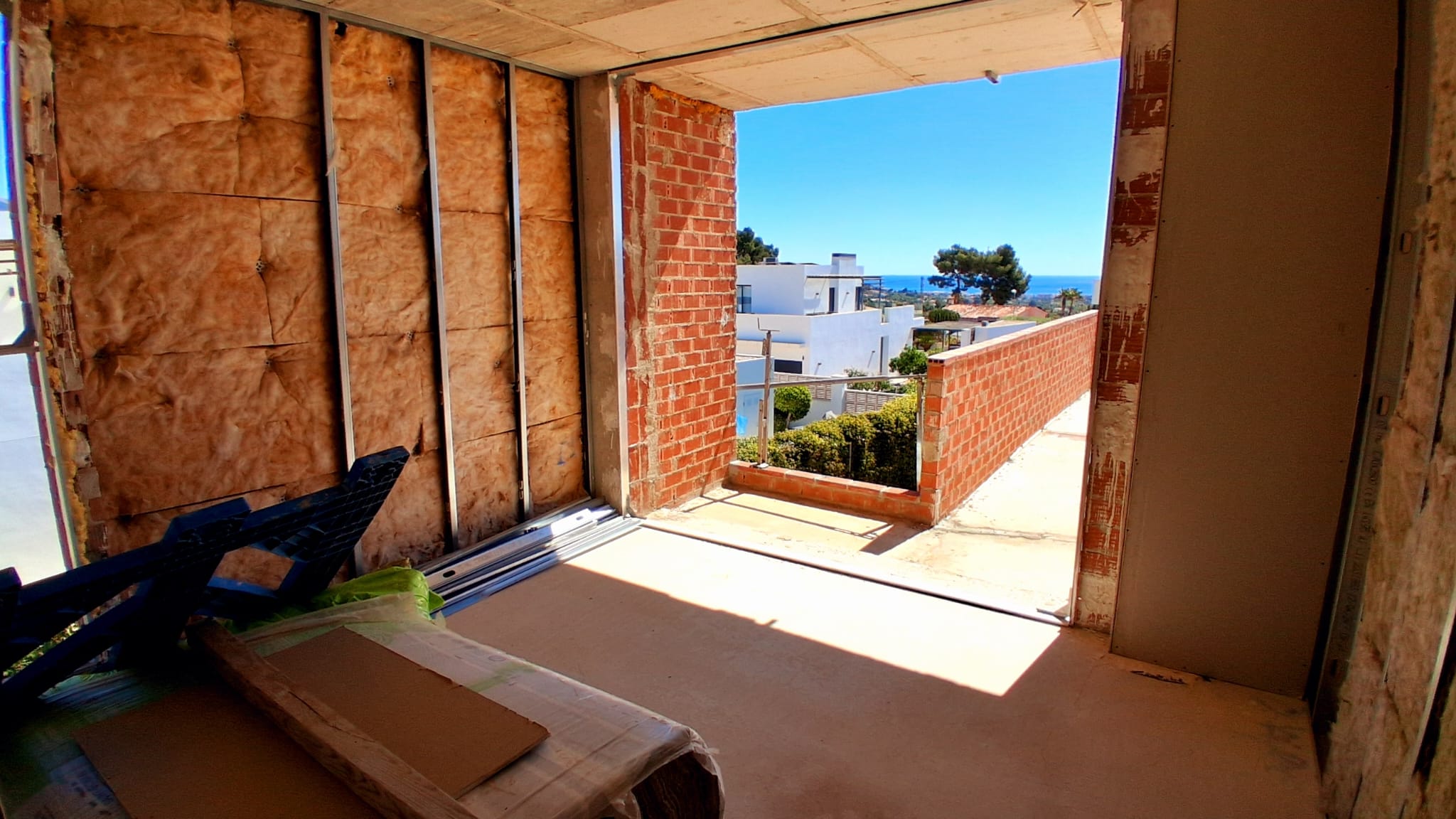 Villa under construction near the beaches of Altea and Albir.