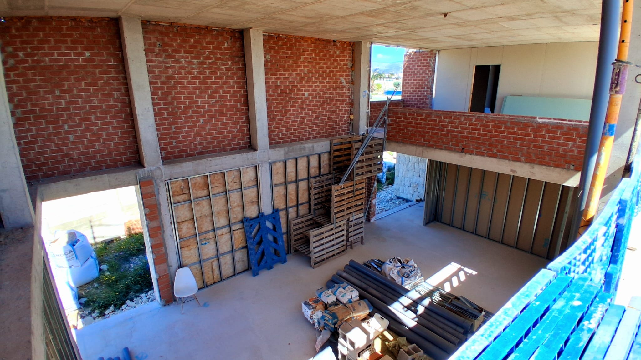 Villa under construction near the beaches of Altea and Albir.