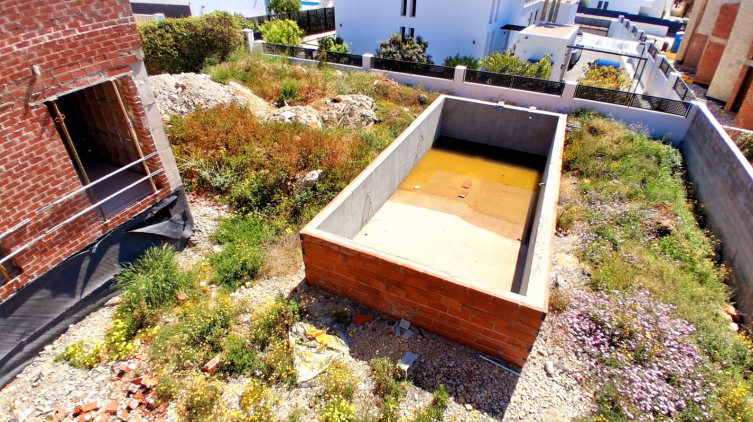 Villa under construction near the beaches of Altea and Albir.