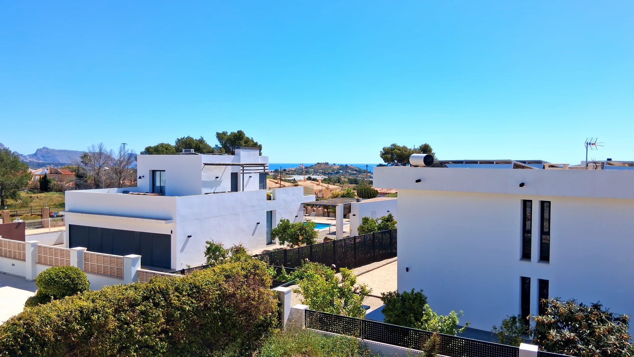 Villa under construction near the beaches of Altea and Albir.