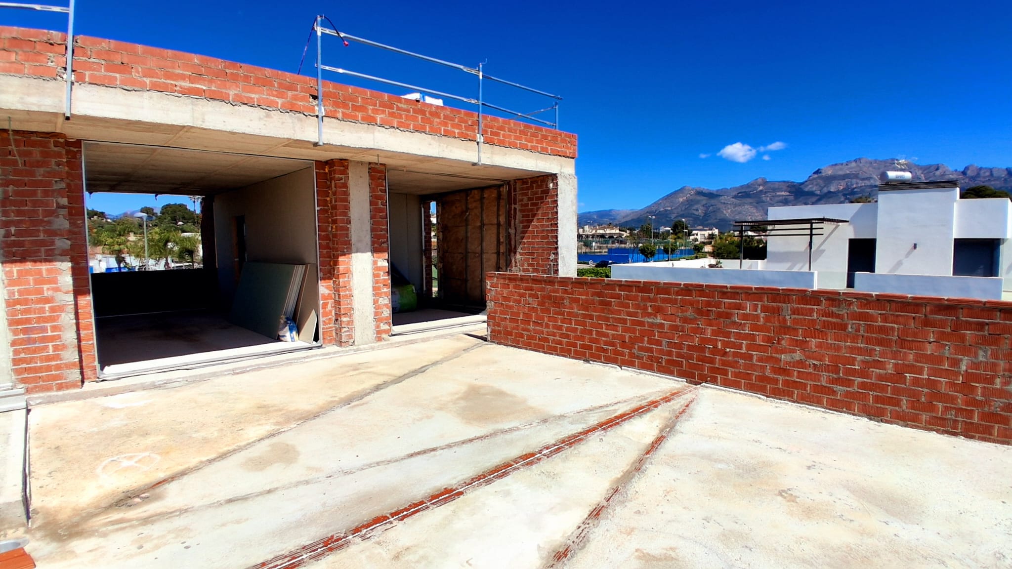 Villa under construction near the beaches of Altea and Albir.