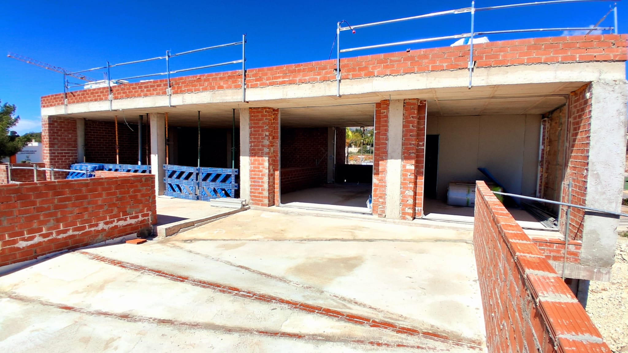 Villa under construction near the beaches of Altea and Albir.