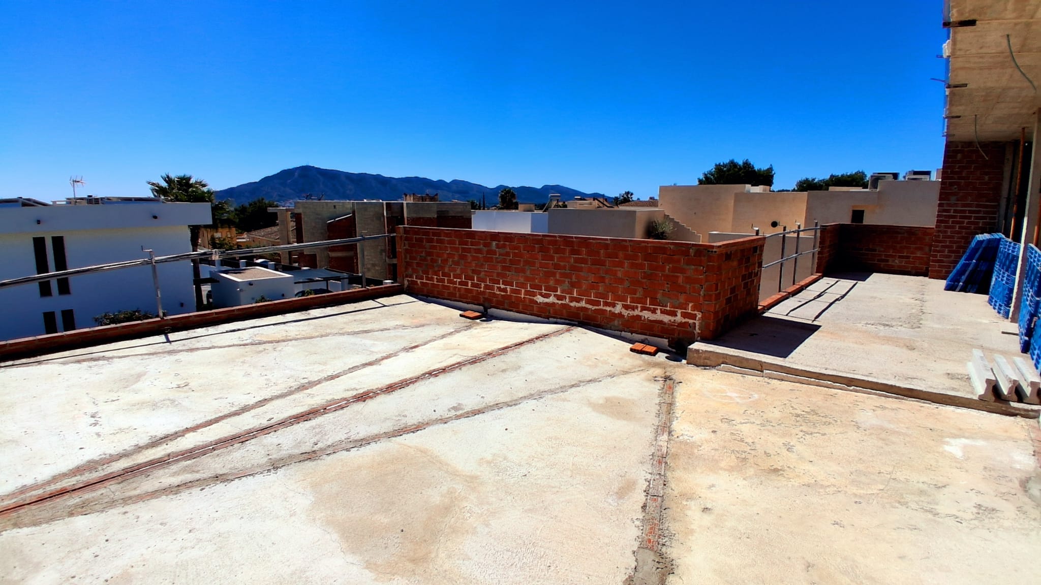 Villa under construction near the beaches of Altea and Albir.