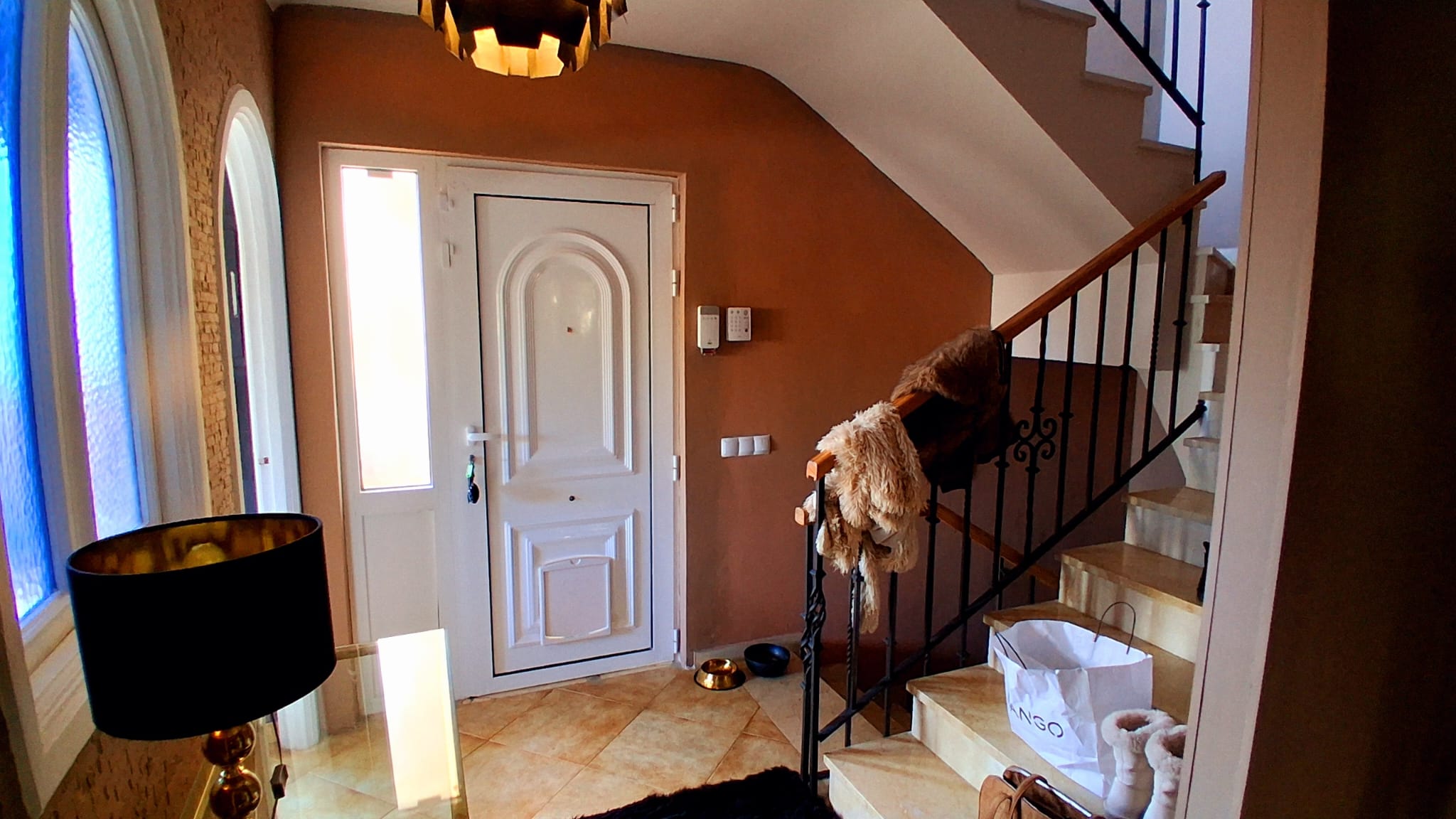A spacious family house that is functionally divided into two apartments.