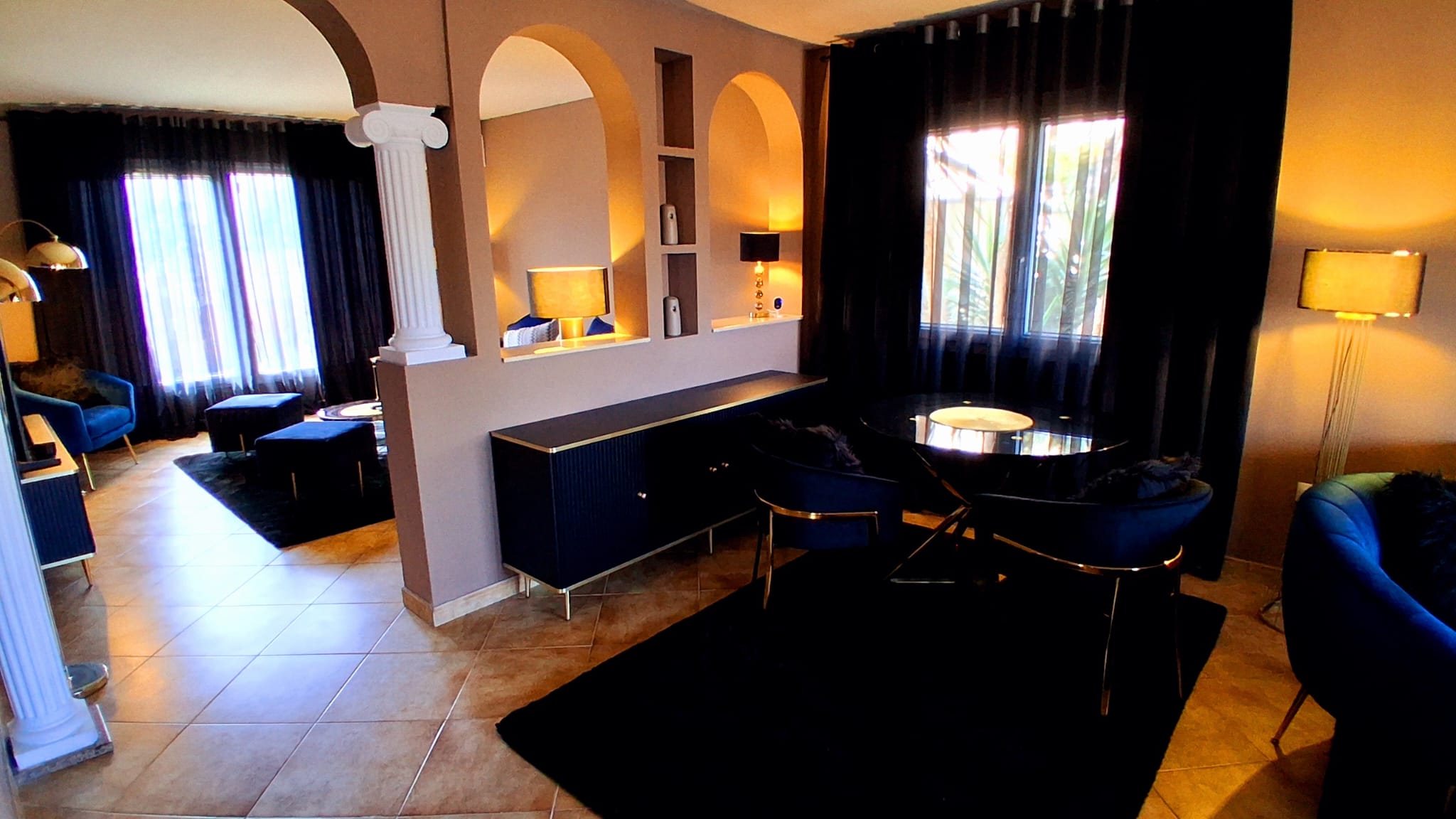 A spacious family house that is functionally divided into two apartments.