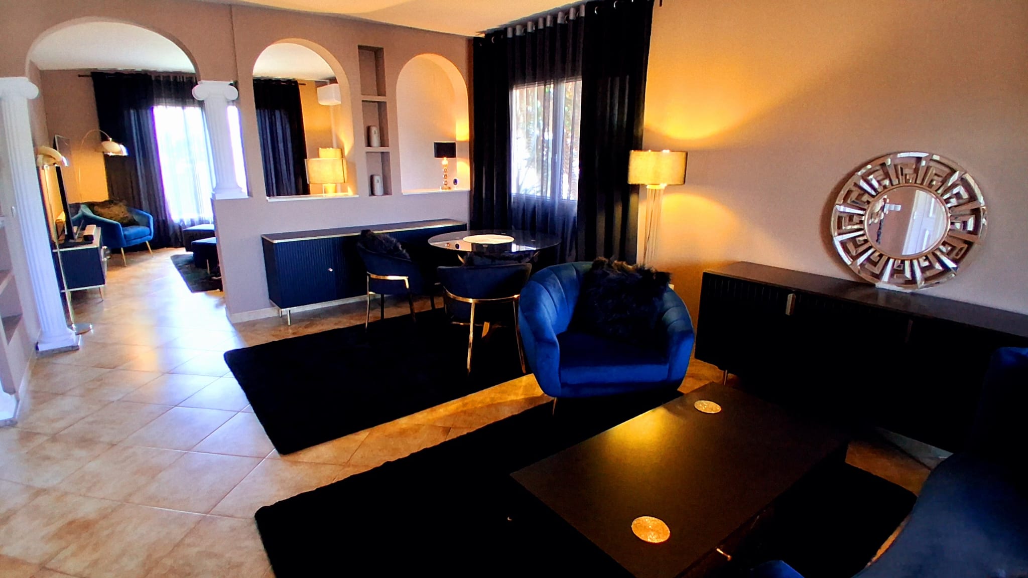 A spacious family house that is functionally divided into two apartments.