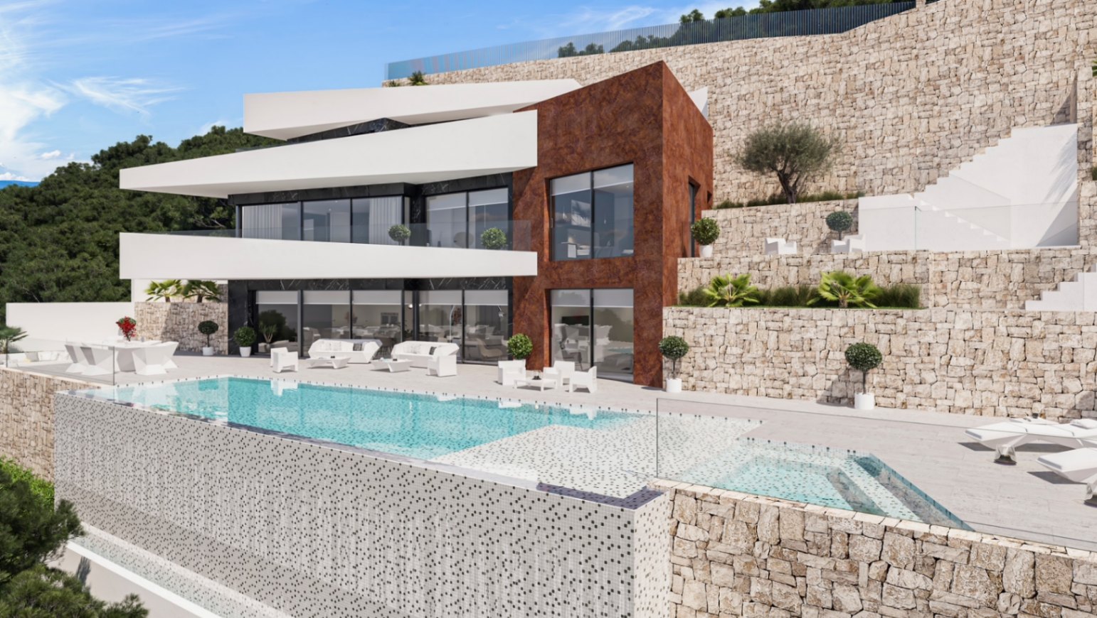 New Project for luxury villa in Benissa with stunning views