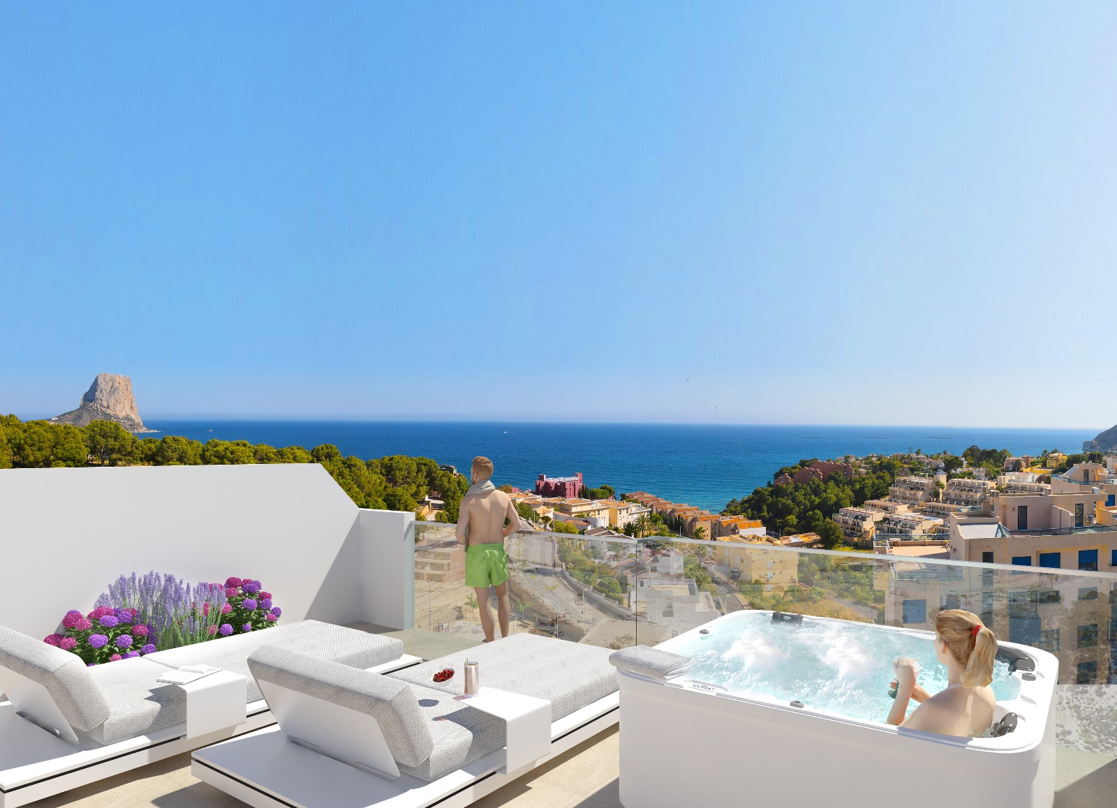 Wonderful new build apartments in Calpe