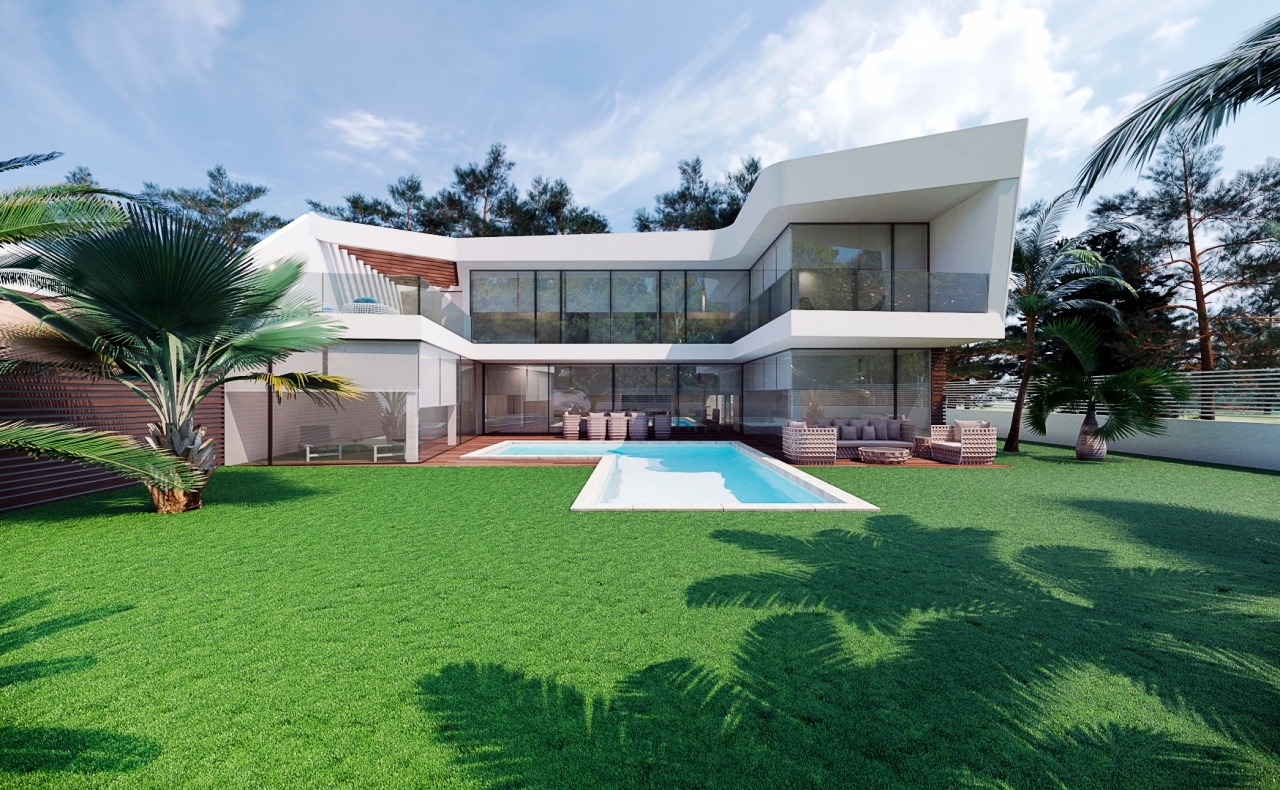 Fantastisk nybygg moderne villa